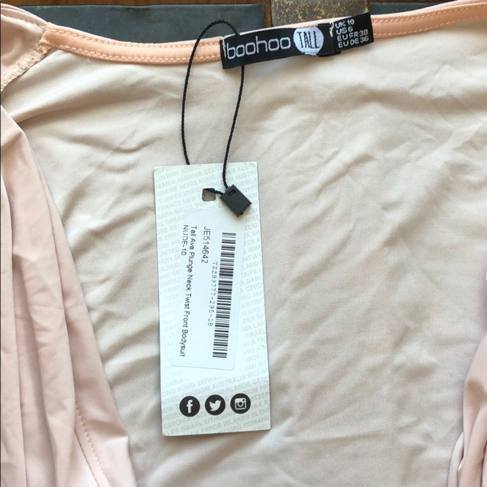 Blush Long Sleeve Body Suit - Picture 3 of 5